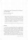 Research paper thumbnail of O Direito internacional e a governanca dos riscos ambientais das nanotecnologias