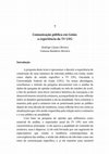 Research paper thumbnail of Comunicação pública em Goiás: a experiência da TV UFG