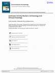 Research paper thumbnail of Introduction to the Special Issue Anthropic activity markers: archaeology and ethnoarchaeology