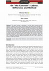 Research paper thumbnail of On "the Concrete": Labour, Difference and Method