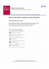 Research paper thumbnail of Metrics and decision-making in music streaming