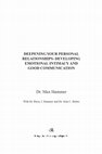 Research paper thumbnail of DEEPENING YOUR PERSONAL RELATIONSHIPS: DEVELOPING EMOTIONAL INTIMACY AND GOOD COMMUNICATION