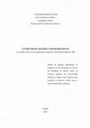 Research paper thumbnail of Autoritarismo, reforma e desmembramento: as emendas como lócus de disputa pelo projeto da Constituição Federal de 1988