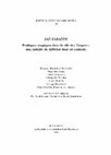 Research paper thumbnail of [2019] Iaô Sabaôth. Pratiques magiques dans la cité des Tongres: une tablette de défixion mise en contexte