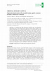 Research paper thumbnail of Open educational resources for research training: quality assurance through a collaborative evaluation