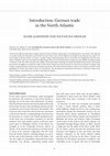 Research paper thumbnail of Gardiner and Mehler - German trade in the North Atlantic