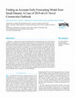 Research paper thumbnail of Finding an Accurate Early Forecasting Model from Small Dataset: A Case of 2019-nCoV Novel Coronavirus Outbreak