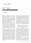 Research paper thumbnail of L'era dell'incertezza