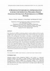 Research paper thumbnail of A MODIFIED INTERFERENCE APPROXIMATION SCHEME FOR IMPROVING PREAMBLE BASED CHANNEL ESTIMATION PERFORMANCE IN FBMC SYSTEM