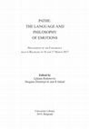 Research paper thumbnail of PATHE: THE LANGUAGE AND PHILOSOPHY OF EMOTIONS PROCEEDINGS OF THE CONFERENCE HELD IN BELGRADE ON 16 AND 17 MARCH 2017