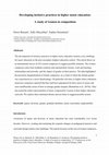 Research paper thumbnail of Developing inclusive practices in higher music education: A study of women in composition