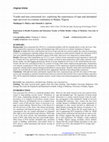 Research paper thumbnail of Youths and non-consensual sex: exploring the experiences of rape and attempted rape survivors in a tertiary institution in Ibadan, Nigeria