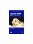 Research paper thumbnail of Linguistic Justice: Black Language, Literacy, Identity, and Pedagogy