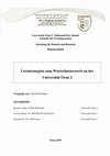 Research paper thumbnail of Lernstrategien zum Wortschatzerwerb  im DaF Unterricht an der Universitaet Oran 2