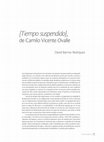 Research paper thumbnail of Tiempo suspendido], de Camilo Vicente Ovalle