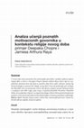 Research paper thumbnail of Analiza učenjâ poznatih motivacionih govornika u kontekstu religije novog doba primjer Deepaka Chopre i Jamesa Arthura Raya