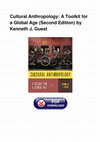 Research paper thumbnail of Cultural Anthropology: A Toolkit for a Global Age (Second Edition) by