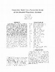 Research paper thumbnail of Geometric Model for a Parametric Study of the Blended-Wing-Body Airplane