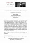 Research paper thumbnail of História, política e profissão na trajetória de Adolfo Morales de los Rios Filho