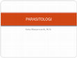 Research paper thumbnail of MODUL PARASITOLOGI