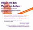 Research paper thumbnail of Mégalithes d’ici, Mégalithes d’ailleurs - exposition virtuelle