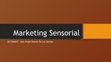 Research paper thumbnail of Marketing Sensorial