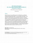 Research paper thumbnail of The FinTech Dividend: How Much Money Is FinTech Likely to Mobilize for Sustainable Development