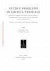 Research paper thumbnail of ADELE DEI, recensione a MARZIA MINUTELLI, L’arca di Saba, «Studi e problemi di critica testuale», XCIX,  2019, pp. 300-303.