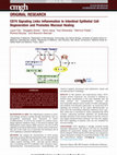 Research paper thumbnail of CD74 Signaling Links Inflammation to Intestinal Epithelial Cell Regeneration and Promotes Mucosal Healing