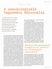 Research paper thumbnail of A szociologizáló hagyomány körvonalai, Országút 1, 2020/8