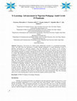 Research paper thumbnail of E-Learning: Advancement in Nigerian Pedagogy Amid Covid- 19 Pandemic