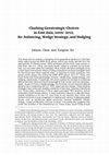 Research paper thumbnail of Clashing Geostrategic Choices in East Asia, 2009-2015: Re-balancing, Wedge Strategy, and Hedging