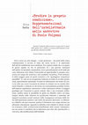 Research paper thumbnail of "Tradire la propria condizione". Rappresentazioni dell'intellettuale nella narrativa di Paolo Volponi