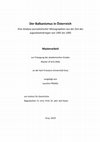 Research paper thumbnail of Der Balkanismus in Österreich: Eine Analyse journalistischer Monographien aus der Zeit des Jugoslawienkrieges von 1991 bis 1995