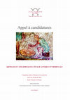 Research paper thumbnail of Appel à candidatures : ARTISANS ET ATELIERS DANS L'ITALIE ANTIQUE ET MEDIEVALE