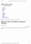 Research paper thumbnail of Ramon Carrillo y una polemica en tiempos de Pandemia Historia Ciencias Saude Manguinhos
http://www.revistahcsm.coc.fiocruz.br/english/ramon-carrillo-y-una-polemica-en-tiempos-de-pandemia/