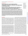 Research paper thumbnail of Ancient genomes reveal complex patterns of population movement, interaction, and replacement in sub-Saharan Africa