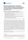 Research paper thumbnail of Beyond the Biological Effect of a Chemically Characterized Poplar Propolis: Antibacterial and Antiviral Activity and Comparison with Flurbiprofen in Cytokines Release by LPS-Stimulated Human Mononuclear Cells