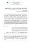 Research paper thumbnail of Affirmative Action for the Presence of Women in Latin-American Politics: from Argentinean cupos to Brazilian cotas