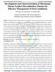 Research paper thumbnail of Development and Characterization of Miconazole Nitrate Loaded Mucoadheshive Patches for Effective Management of Oral Candidiasis