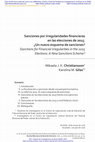 Research paper thumbnail of Sanciones por irregularidades financieras en las elecciones de 2015. Un nuevo esquema de sanciones