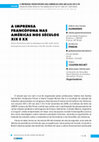 Research paper thumbnail of A IMPRENSA FRANCÓFONA NAS AMÉRICAS NOS SÉCULOS XIX E XX