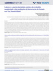 Research paper thumbnail of Lukács e a particularidade estética do trabalho assalariado e da mediação da burocracia do Estado em 'Eu, Daniel Blake'