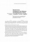 Research paper thumbnail of Berlin Devlet Kütüphanesi’nde Bulunan Kataloglanmamış Türkçe Yazmalar Üzerine Tespitler