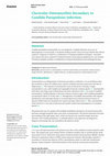 Research paper thumbnail of Clavicular Osteomyelitis Secondary to Candida Parapsilosis Infection