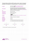 Research paper thumbnail of "Enterprise Resource Planning (ERP) systems success: impact of employees' perceptions and satisfaction on expected benefits in a manufacturing setting"