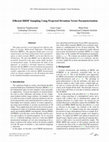 Research paper thumbnail of Efficient BRDF Sampling Using Projected Deviation Vector Parameterization