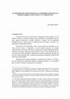 Research paper thumbnail of El principio de ofensividad en la interpretacion de las normas sobre el peculado y la corrupcion