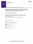 Research paper thumbnail of Many-faced orientalism: racism and xenophobia in a time of the novel coronavirus in Chile