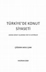 Research paper thumbnail of Türkiye'de Konut Siyaseti: Adana Konut Alanında Yapı ve Aktörler